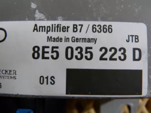 Усилитель акустической системы Audi A4 [B7] 2005-2007 (8E5035223D) — фото 4