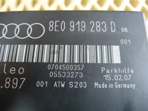 Блок управления парктроником Audi A4 [B7] 2005-2007 (8E0919283D) — фото 3