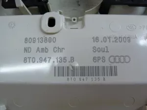 Плафон салонный Audi A4 [B8] 2007-2015 (8T0947135B 8T0947111A6PS) — фото 12