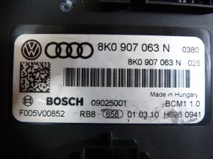 Блок электронный Audi A4 [B8] 2007-2015 (УПРАВЛЕНИЯ БОРТОВОЙ СЕТИ 8K0907063N) — фото 6