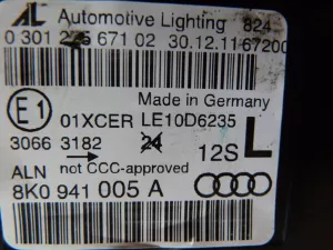 Фара Audi A4 [B8] 2007-2015 (КОМПЛЕКТ 8K0941006A 8K0941005A 4G0907397D 8K0941597E) — фото 32