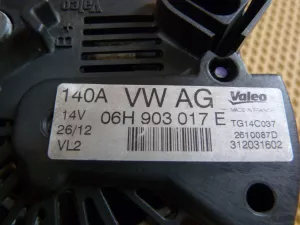Генератор VW Passat [B7] 2011-2015 (06H903017E) — фото 9