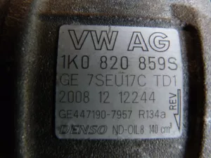 Компрессор кондиционера VW Tiguan 2007-2011 (1K0820859S) — фото 10