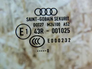 Стекло двери передней левой Audi A3 [8PA] Sportback 2004-2013 (8P4845201B) — фото 4