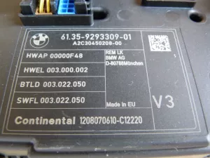 Блок предохранителей BMW 1-serie F20/F21 2011-2019 (61359293309) — фото 9