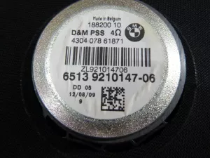Динамик BMW 1-serie F20/F21 2011-2019 (65139210148 65139210147 65139223670) — фото 10