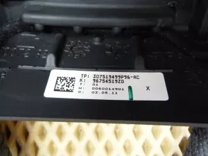 Рулевое колесо Citroen DS4 2011-2015 (В СБОРЕ 4112QJ 4109QV) — фото 19