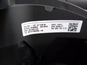 Рулевое колесо Citroen DS4 2011-2015 (В СБОРЕ 4112QJ 4109QV) — фото 18