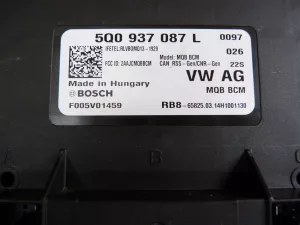 Блок электронный VW Golf VII 2012-2020 (УПРАВЛЕНИЯ БОРТОВОЙ СЕТЬЮ 5Q0937087L) — фото 6