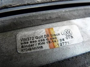 Комплект рейлингов VW Golf VII 2012-2020 (5G9860025C 5G9860026C) — фото 12