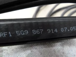 Уплотнитель двери VW Golf VII 2012-2020 (5G4867912 5G4867914 5G4867911 5G4867913 5G9827705A) — фото 4