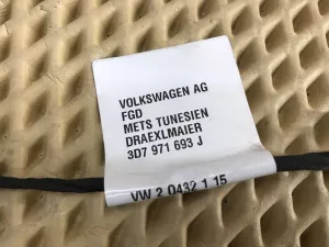 Проводка двери задней левой VW Phaeton 2002-2016 (3D7971693J) — фото 9