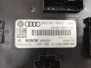Блок электронный Audi A4 [B8] 2007-2015 (УПРАВЛЕНИЯ БОРТОВОЙ СЕТИ 8K0907063C) — фото 4