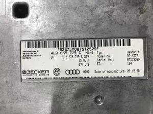 Блок электронный Audi A4 [B8] 2007-2015 (4E0035729C) — фото 6