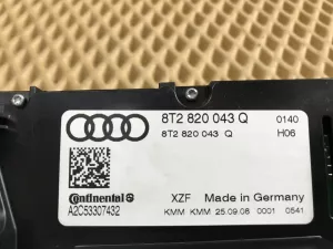 Блок управления климатической установкой Audi A4 [B8] 2007-2015 (8T2820043Q) — фото 8