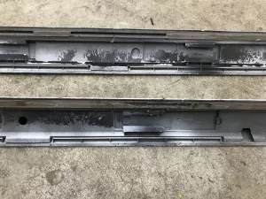 Комплект накладок порога Audi A4 [B8] 2007-2015 (8K0854931A 8K0854932A) — фото 17