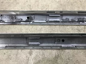 Комплект накладок порога Audi A4 [B8] 2007-2015 (8K0854931A 8K0854932A) — фото 12