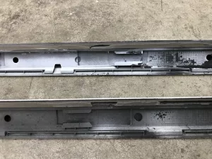 Комплект накладок порога Audi A4 [B8] 2007-2015 (8K0854931A 8K0854932A) — фото 11