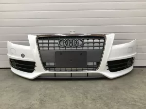Бампер передний Audi A4 [B8] 2007-2015 (8K0807105E 8K0807110 8K0807681C 8K0807682C 8K0853651 8T0941699B 8T0941700B 8K0955275A 8K0955276A) — фото 1