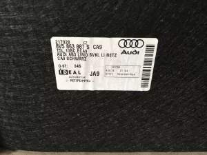 Обшивка багажника Audi A3 [8V] 2013-2020 (8V5863887S 8V5863888H 8V0863503B) — фото 29