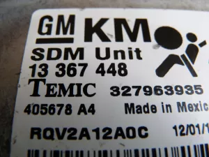 Блок управления AIR BAG Opel Astra H / Family 2004-2015 (13367448) — фото 6
