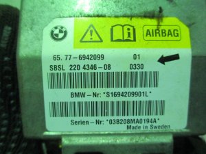 Датчик AIR BAG BMW 5-серия E60/E61 2003-2009,6-серия E63 2004-2009 (ЛЕВЫЙ 65776942099) — фото 5