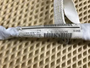 Подушка безопасности боковая шторка BMW 5-серия E60/E61 2003-2009 (ЛЕВАЯ СЕДАН 72129147337) — фото 7