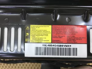 Подушка безопасности пассажирская (в торпедо) Cadillac SRX 2003-2009 (ПОСЛЕ 2007 25844854) — фото 9