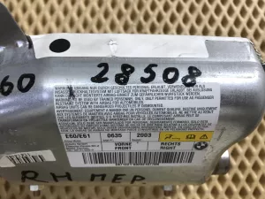 Подушка безопасности в дверь BMW 5-серия E60/E61 2003-2009 (ПЕРЕДНЯЯ ПРАВАЯ 72126963022) — фото 5