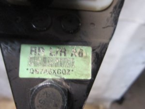 Ремень безопасности задний левый Chevrolet Lacetti 2003-2013,Nubira 2003-2007 (96448811) — фото 3