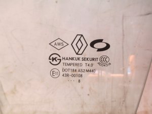 Стекло двери передней левой Renault Koleos (HY) 2008-2016 (80301JY00A) — фото 3