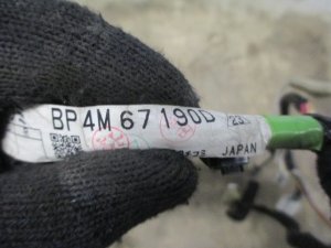 Проводка двери передней левой Mazda 3 (BK) 2002-2009 (BP4M67190D) — фото 3
