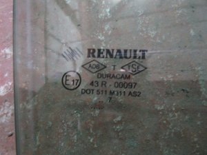 Стекло двери задней правой Renault Megane ll 2002-2009 (ХЕТЧБЭК 8200026563) — фото 2