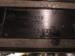Комплект накладок порога VW Phaeton 2002-2016 (3D0853538A 3D0853537A 3D0853539A 3D0853540A) — фото 14
