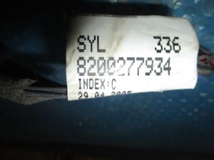 Проводка двери задней левой Renault Megane II 2002-2009 (8200277934) — фото 2