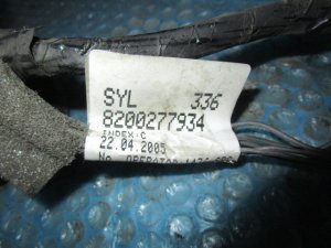 Проводка двери задней левой Renault Megane II 2002-2009 (8200277934) — фото 2