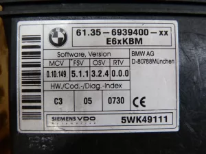 Блок электронный BMW 5-серия E60/E61 2003-2009 (МОДУЛЬ РЕГУЛИРОВКИ СИДЕНИЙ 61356939400) — фото 5