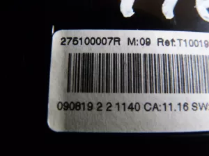 Блок управления климатической установкой Renault Megane III 2009-2016 (275100007R) — фото 12