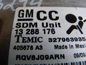 Блок управления AIR BAG Opel Astra H / Family 2004-2015 — фото 6