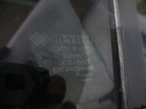 Стекло двери задней левой Renault Megane (2002-2006) — фото 4