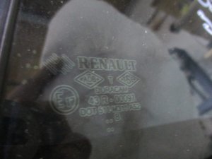 Стекло двери задней левой форточка Renault Megane (2002-2006) — фото 3