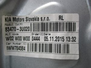 Стеклоподъемник электрический задний левый Kia Sportage (2010-2014) — фото 7