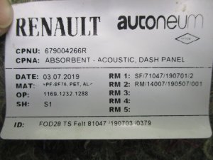 Шумоизоляция Renault Arkana (2018) — фото 4