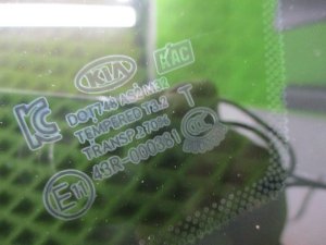 Стекло кузовное глухое правое Kia Sorento (2009-2013) — фото 3