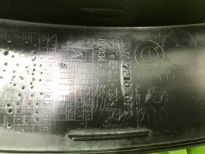 Накладка переднего крыла правого BMW X3 (2010-2014) — фото 9