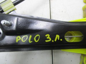 Стеклоподъемник электрический задний левый Volkswagen Polo (2010-2015) — фото 9