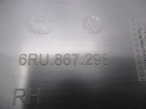 Обшивка центральной стойки Volkswagen Polo (2010-2015) — фото 4