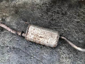Глушитель в сборе 4N15 Mitsubishi Pajero Sport 3  — фото 2
