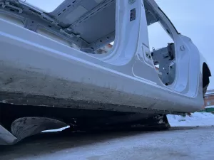 Порог со стойкой левый Geely Emgrand (2021) — фото 4