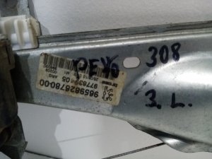 Стеклоподъемник электрический задний левый Peugeot 308 (2007-2011) — фото 5